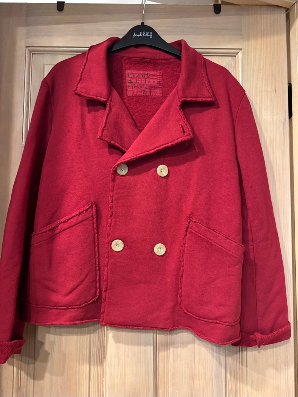 Frank & Eileen Mini-Belfast Double-Breasted Peacoat
